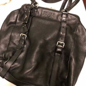 Black Prada Deerskin shoulder bag